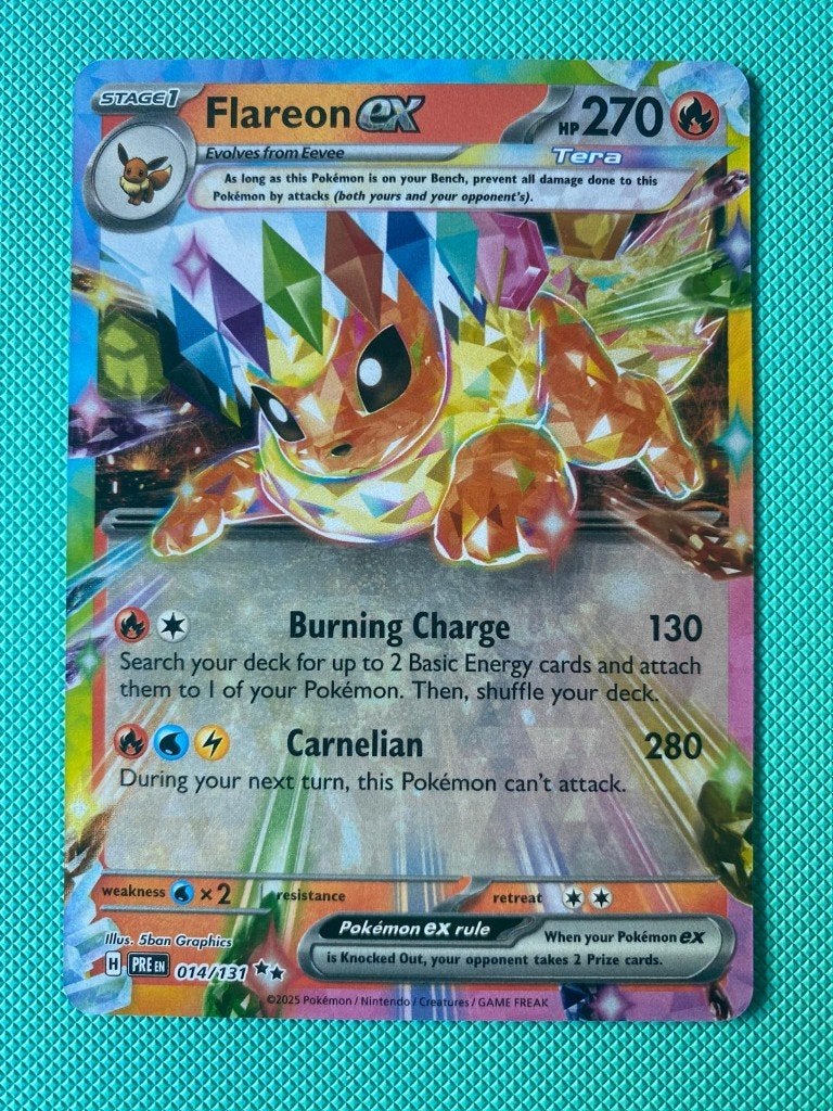 Flareon EX 014/131 PRE, Ophalen of Verzenden, Nieuw, Losse kaart, Foil