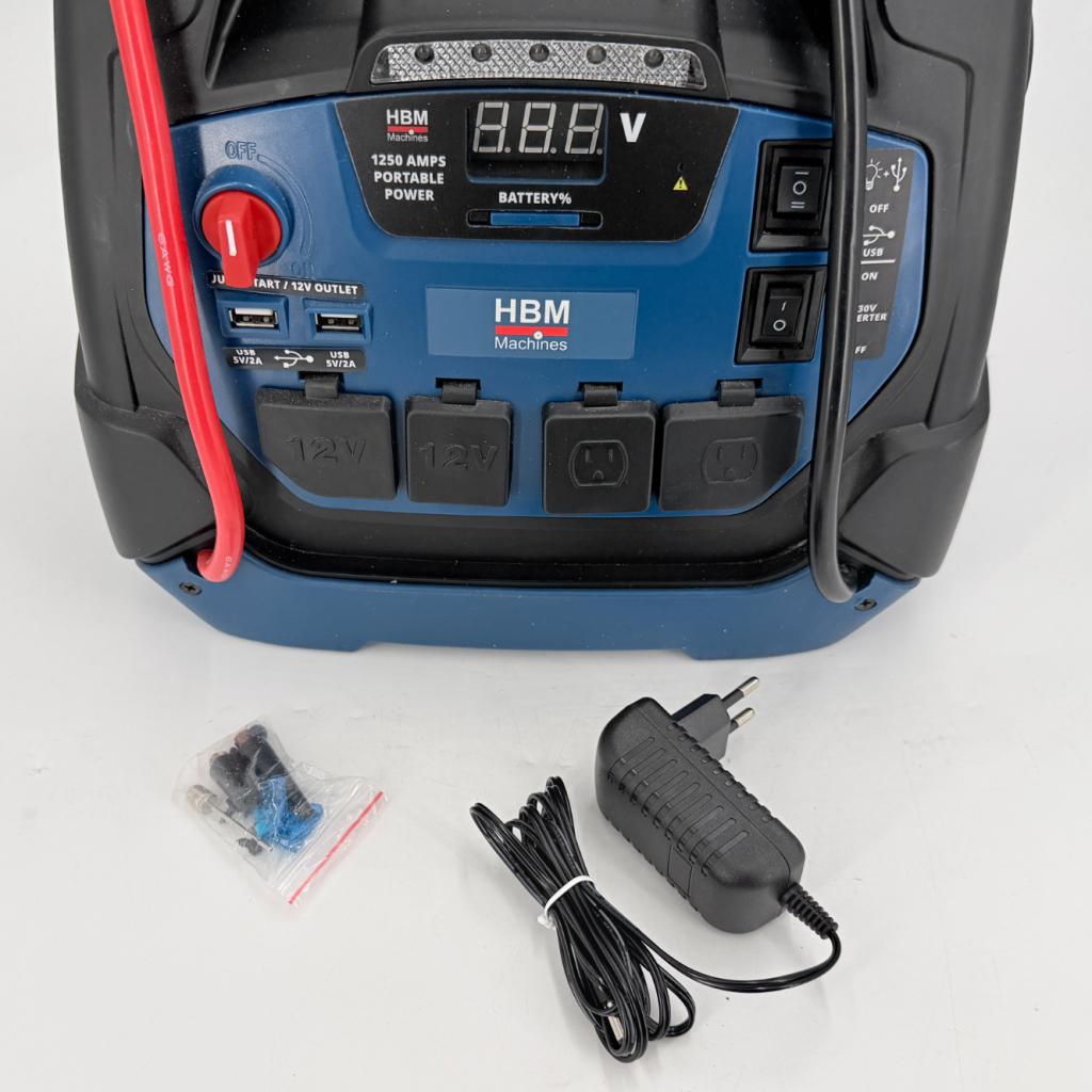 HBM 1250 AMP Jump Starter / Compressor, Doe-het-zelf en Verbouw, Compressors, Flex Ltd., Zo goed als nieuw, https://flex.com/contact-us