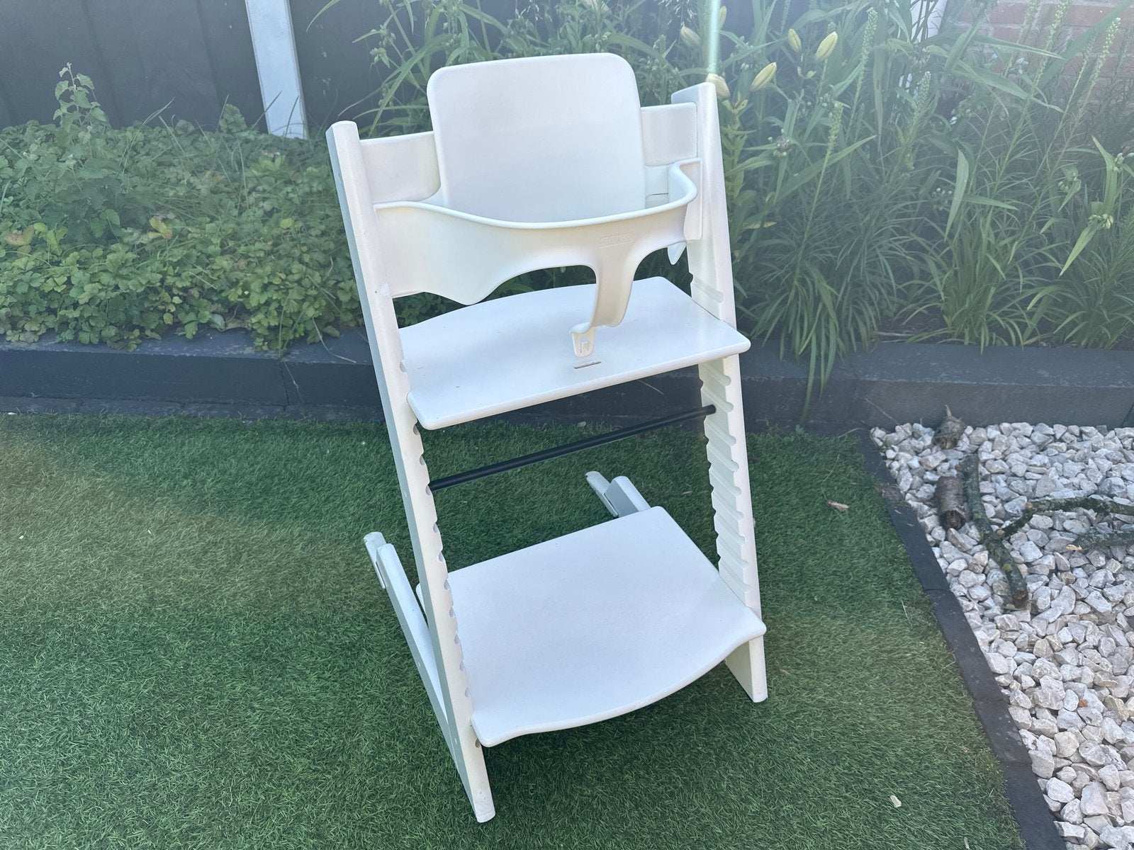 Stokke Tripp Trapp meegroeistoel met baby set, Kinderen en Baby's, Kinderstoelen, Ophalen, Gebruikt, Meegroeistoel, Aanschuifbaar