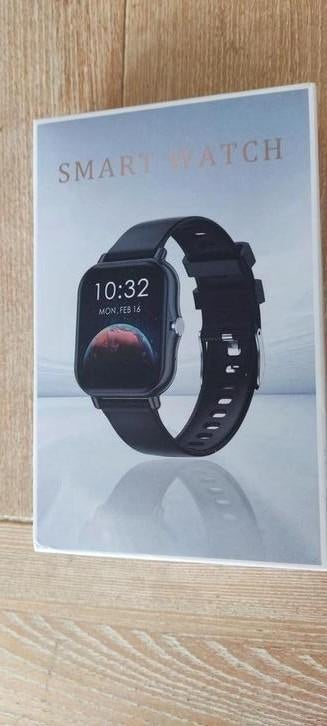 Moderne Smartwatch nieuw, Ophalen of Verzenden, Nieuw, Zwart, Android