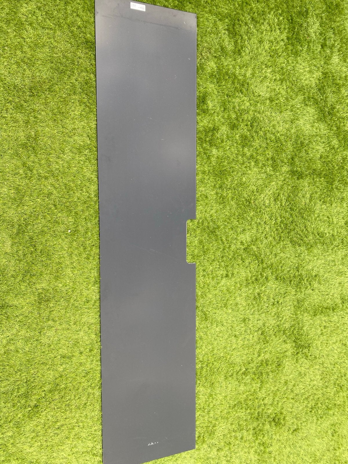 Twee IKEA BESTÅ Bovenblad, glas zwart, 180x40 cm, Ophalen, Zo goed als nieuw