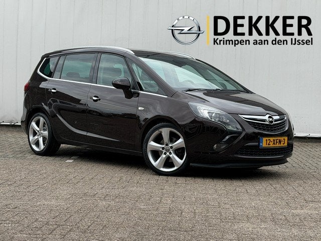 Opel Zafira Tourer 1.4 Turbo Cosmo met Navigatie, AGR, 19inc, Auto's, Opel, Stof, Zwart, 4 cilinders, Origineel Nederlands