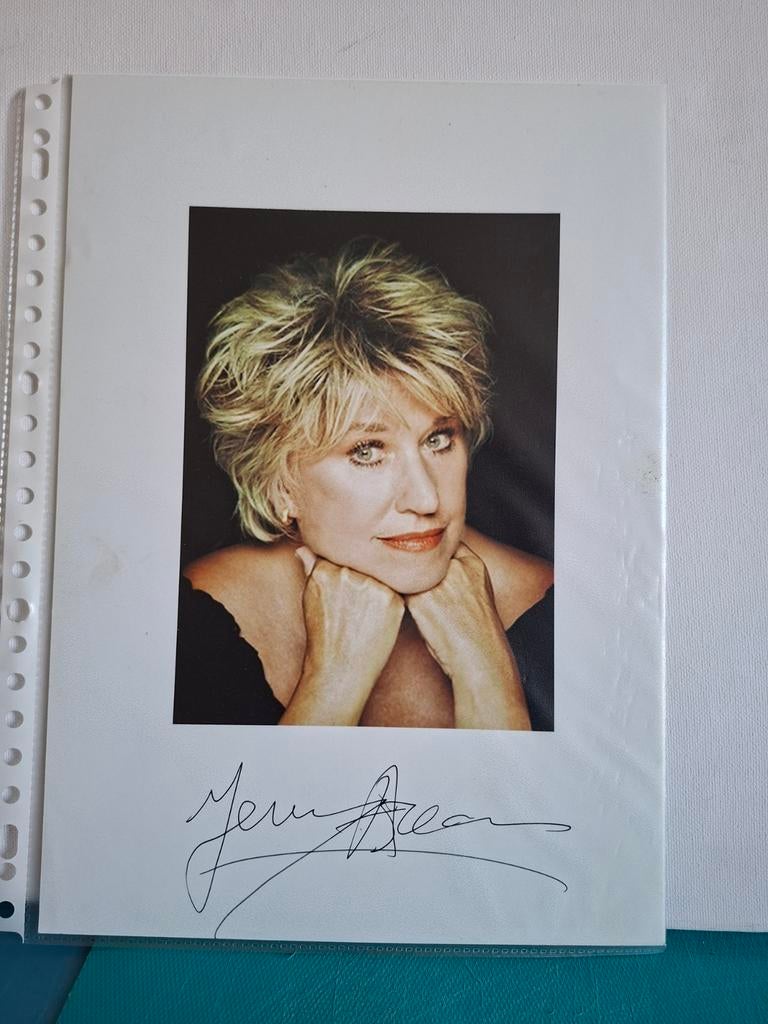 JENNY AREAN ZANGERES ACTRICE CABARETIERE, Verzenden, Zo goed als nieuw, Foto of Kaart, Gesigneerd