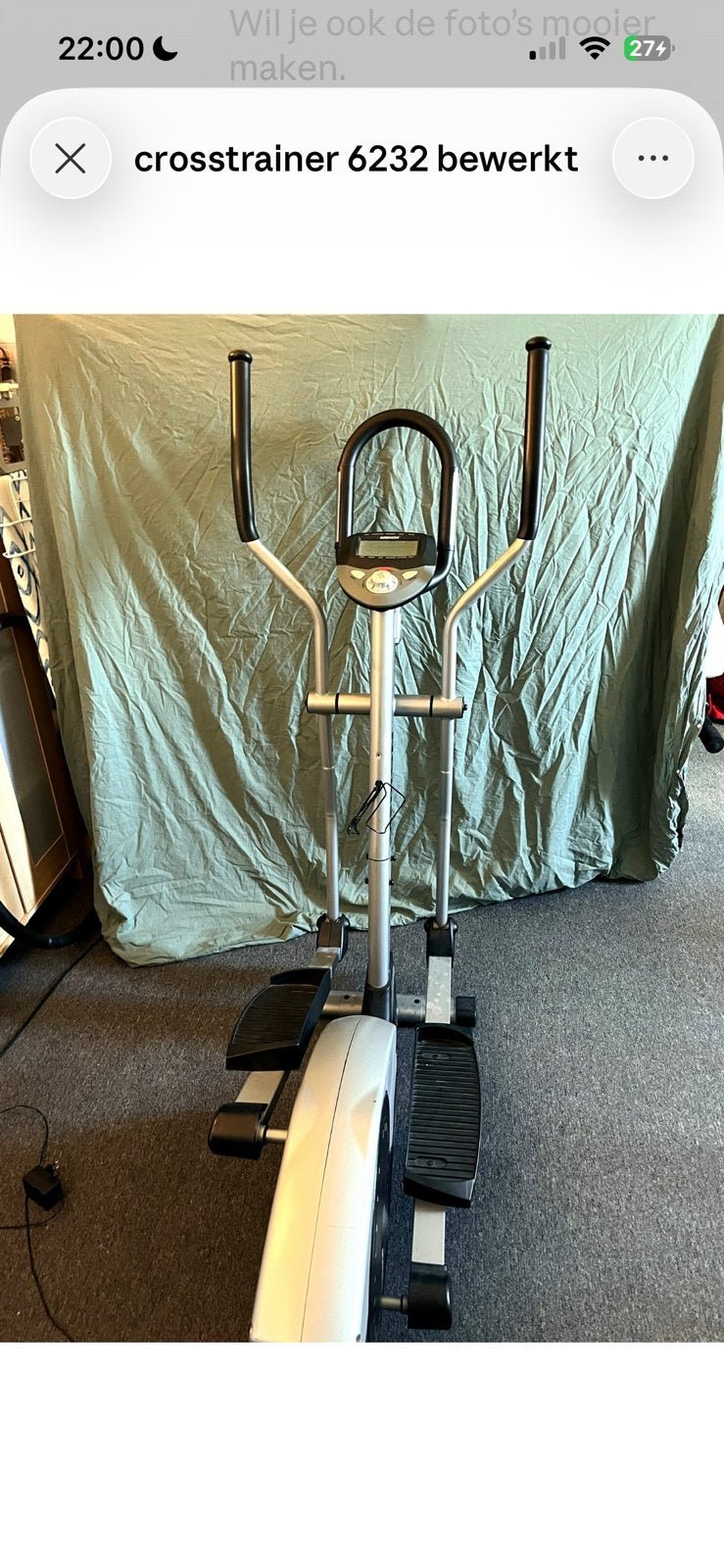 Medion crosstrainer, Sport en Fitness, Ophalen, Overige materialen, Benen, Gebruikt