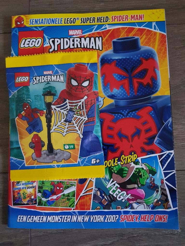 Tijdschrift: Lego Spiderman nr. 7 - 2025 + mini-set (nieuw!), Ophalen of Verzenden, Nieuw, Complete set, Lego
