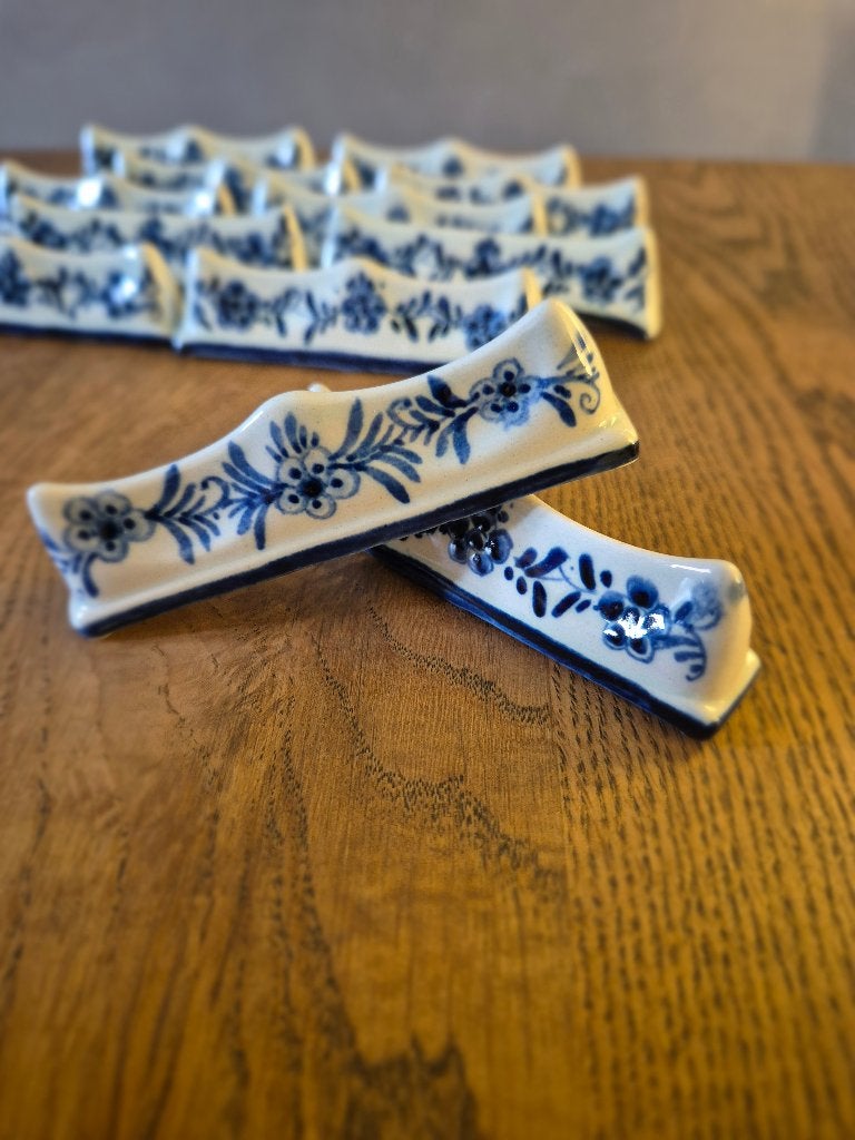 authentieke Delfts Blauwe messenleggers, Ophalen of Verzenden