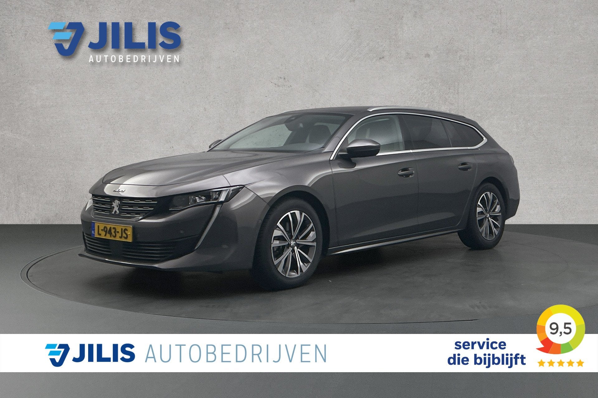 Peugeot 508 SW 1.2 PureTech Allure | Camera | Half lederen b, 745 kg, Gebruikt, 1199 cc, Met garantie (alle)