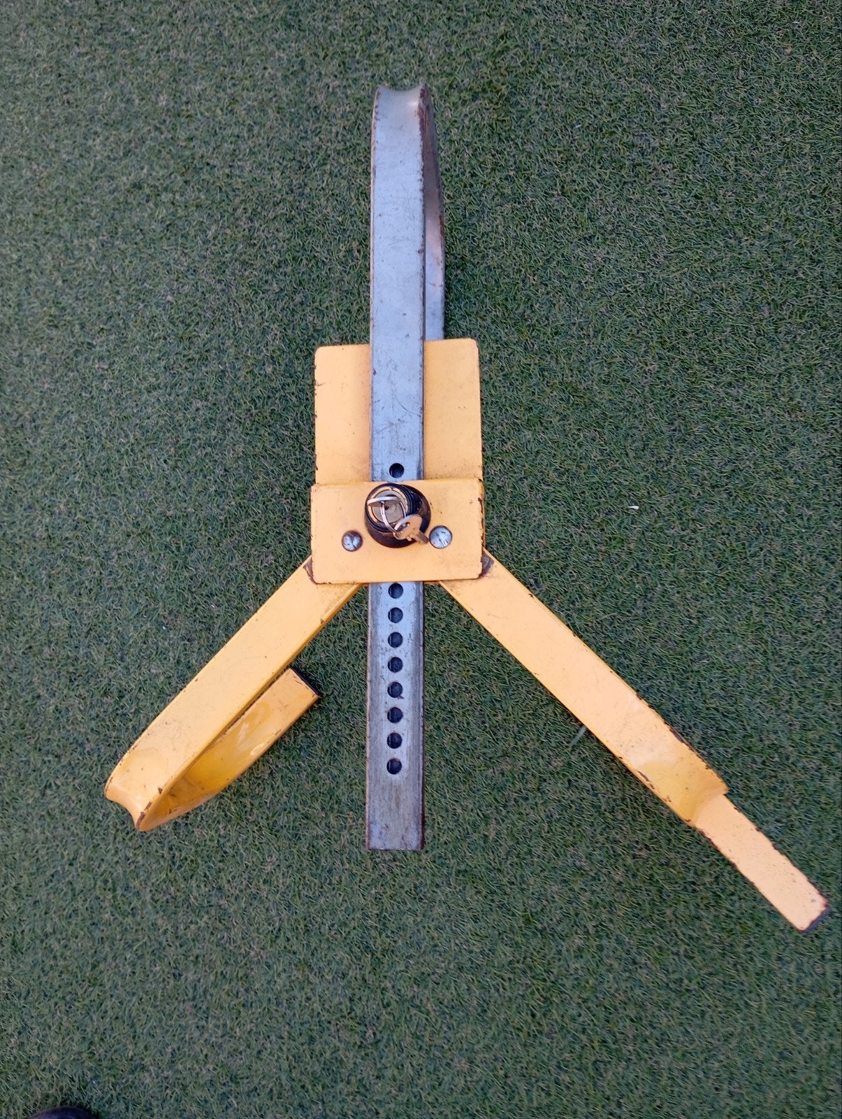Aanhanger caravan slot, Ophalen