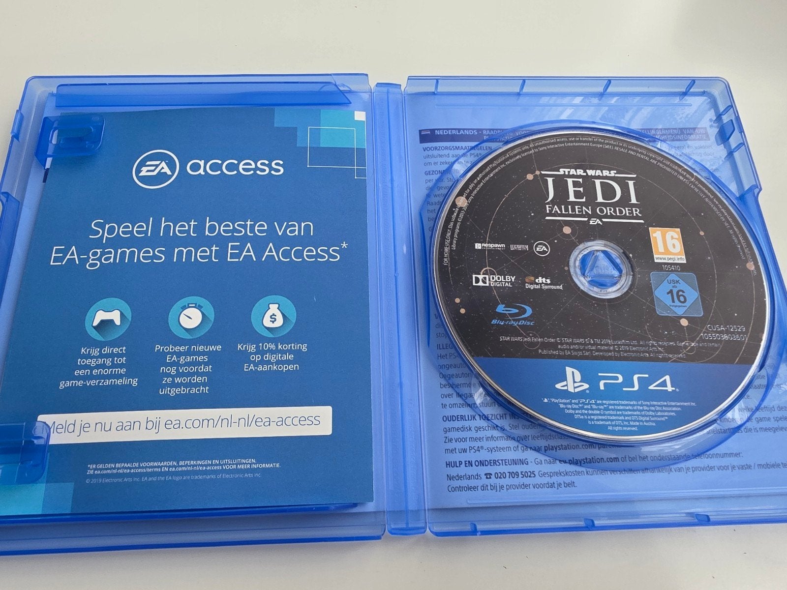 Star Wars Jedi: Fallen Order voor Playstation 4 en 5 Lees, Avontuur en Actie, Electronic Arts, 1 speler, EA Swiss Sàrl, Place du Molard 8, 1204 Genève, Zwitserland