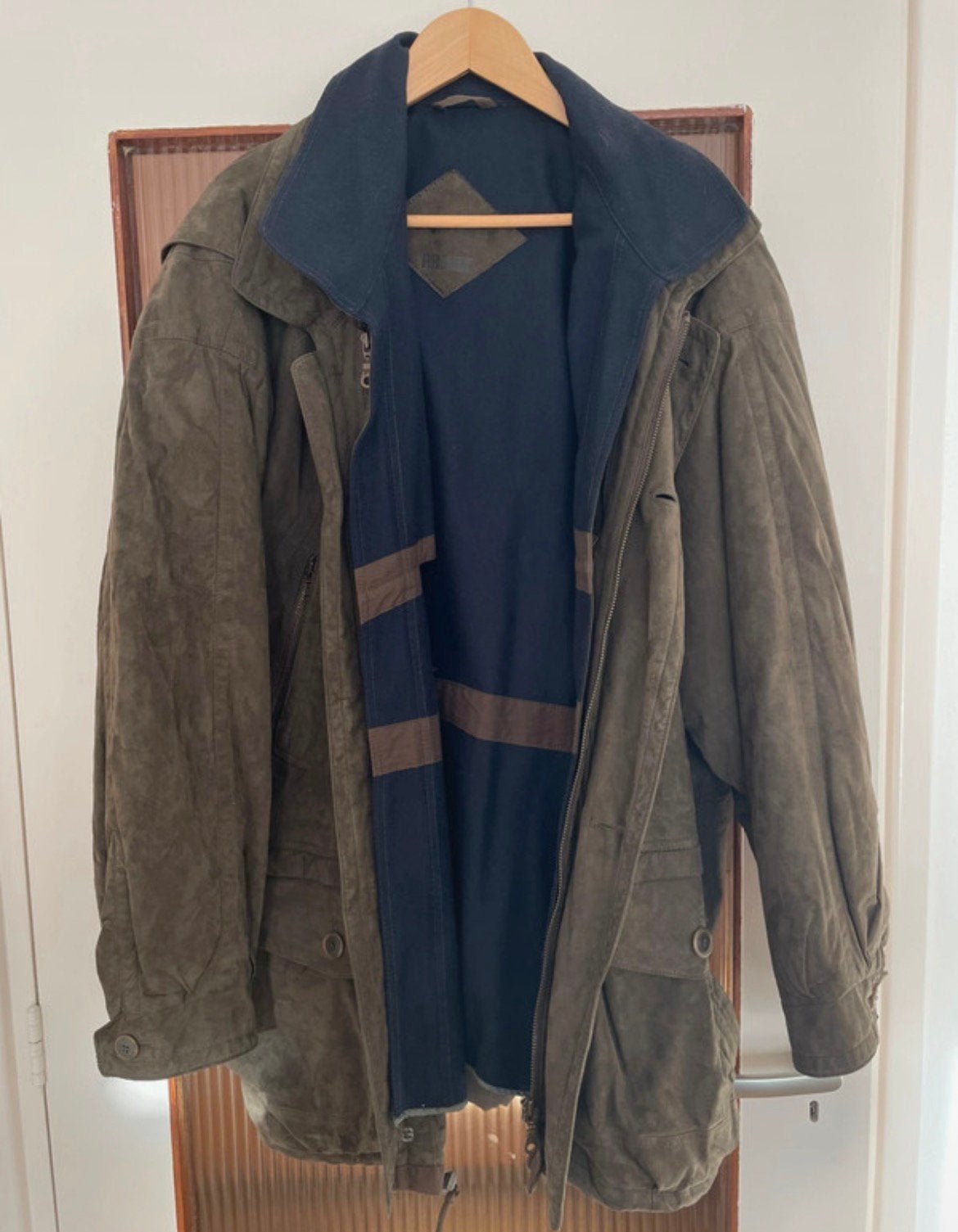 Winterjas (heren), Ophalen of Verzenden, Zo goed als nieuw, Maat 48/50 (M), Bruin