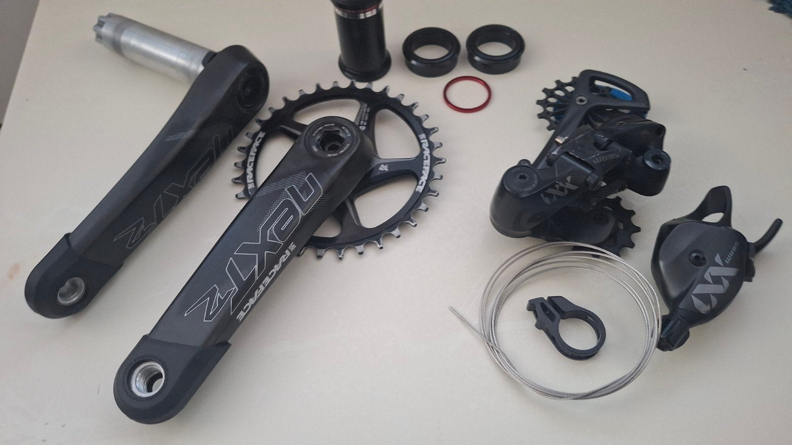 Raceface/Xx1, Ophalen of Verzenden, Crankstel of Pedalen, Carbon