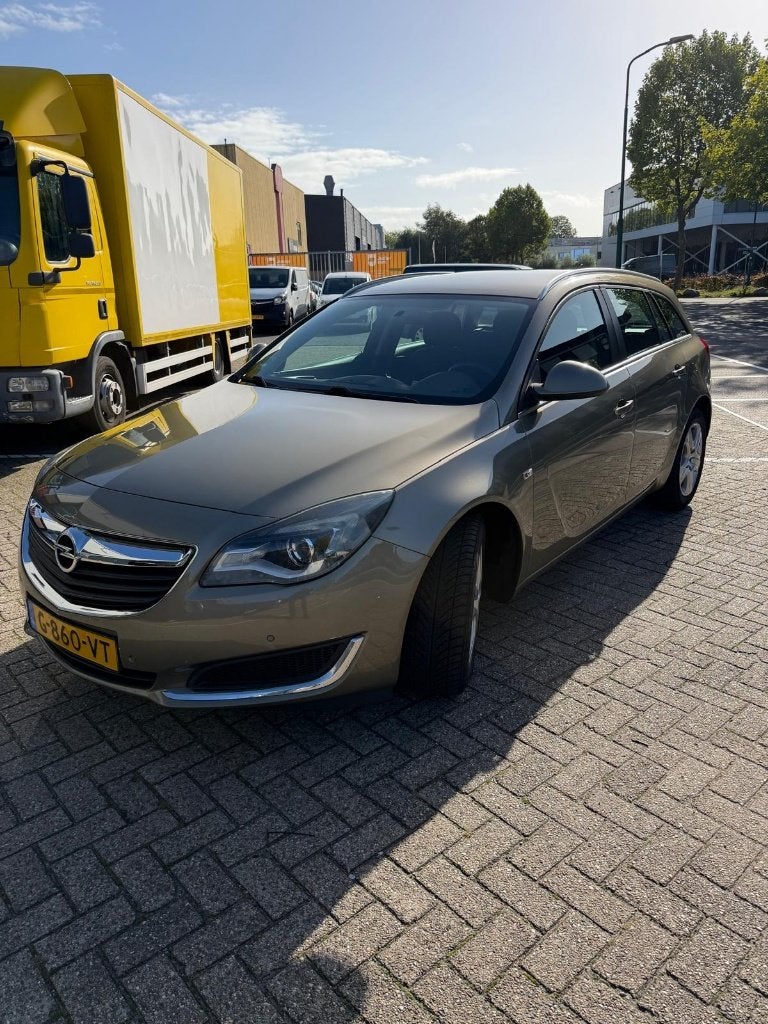 Opel Insignia 1.6 Cdti 136pk Aut 2016 Groen, Auto's, 4 cilinders, Stationwagon, Diesel, Particulier