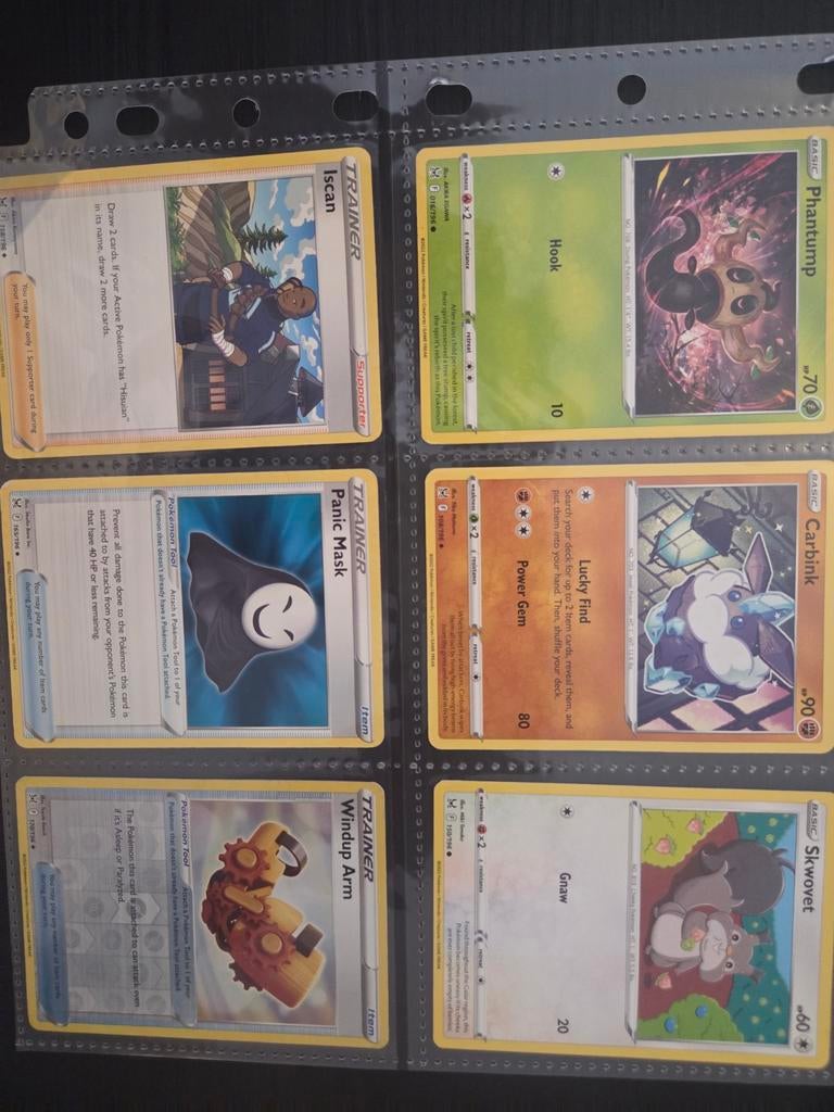 Pokémon Kaarten Set - Trainers en Basis Pokémon, Ophalen of Verzenden, Gebruikt, Meerdere kaarten