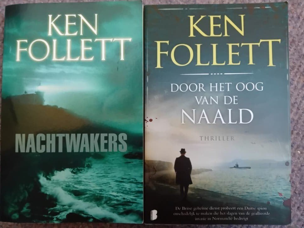 Ken Follett - Nachtwakers & Door het oog van de naald, Boeken, Ophalen, Gelezen, Ken Follett