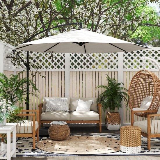 Weerbestendige Zonnescherm Parasol – Tuinparasol, Corvance B.V., Verzenden, Nieuw, Corvancebol@gmail.com