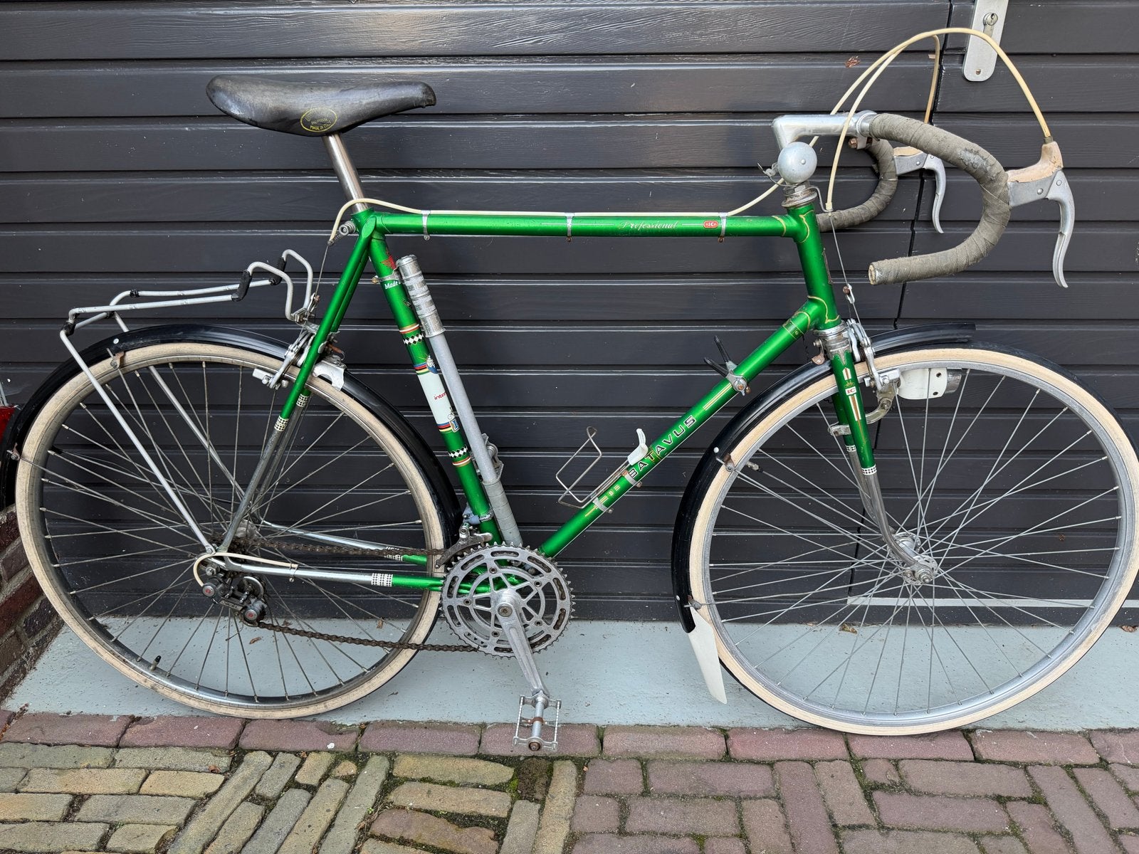 Vintage / retro Batavus sportfiets, Ophalen, Gebruikt, Velgrem, Batavus