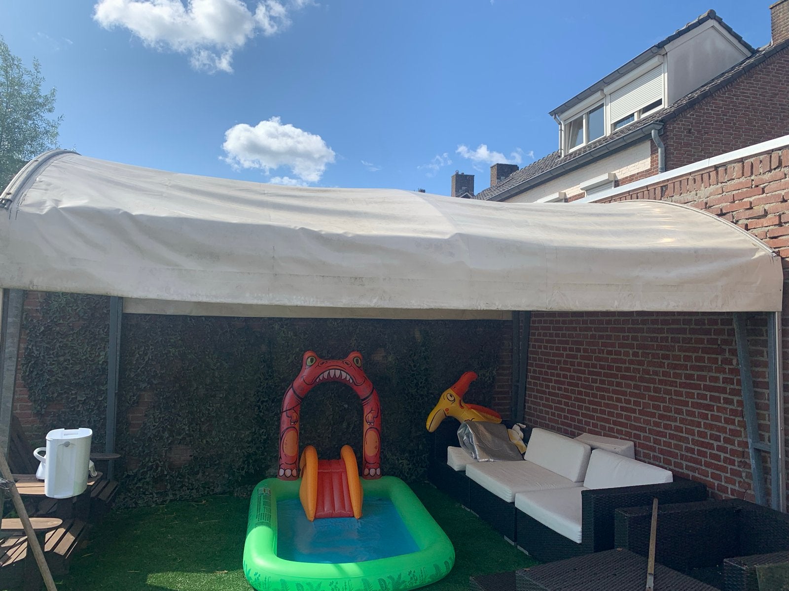Partytent/Carport - Ideaal voor tuin of evenement, Ophalen, Gebruikt, Partytent, 2 meter of meer