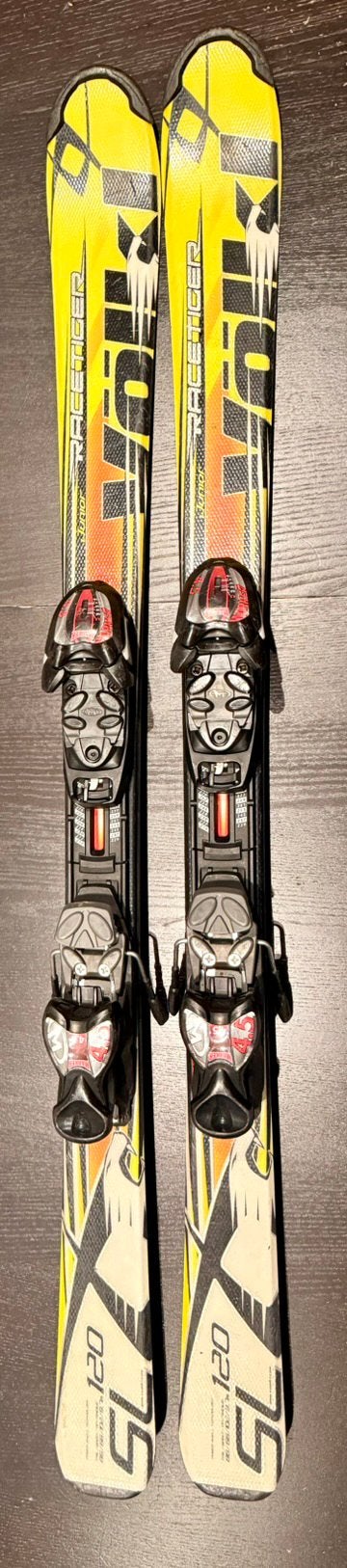 Völkl Racetiger Junior 120 SL met Marker 4.5 binding, Gebruikt, 100 tot 140 cm, Carve, Skiën