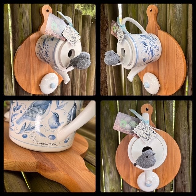 Cadeautip! Marjolein Bastin Broodplank Theepot Vogelhuisje, Overige merken, Keramiek, Nieuw, Ophalen of Verzenden