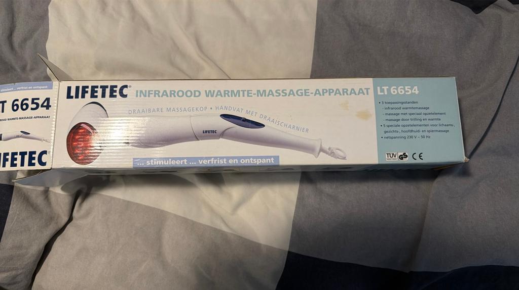 Infrarood warmte massage apparaat, Sport en Fitness, Ophalen of Verzenden, Zo goed als nieuw, Overige typen