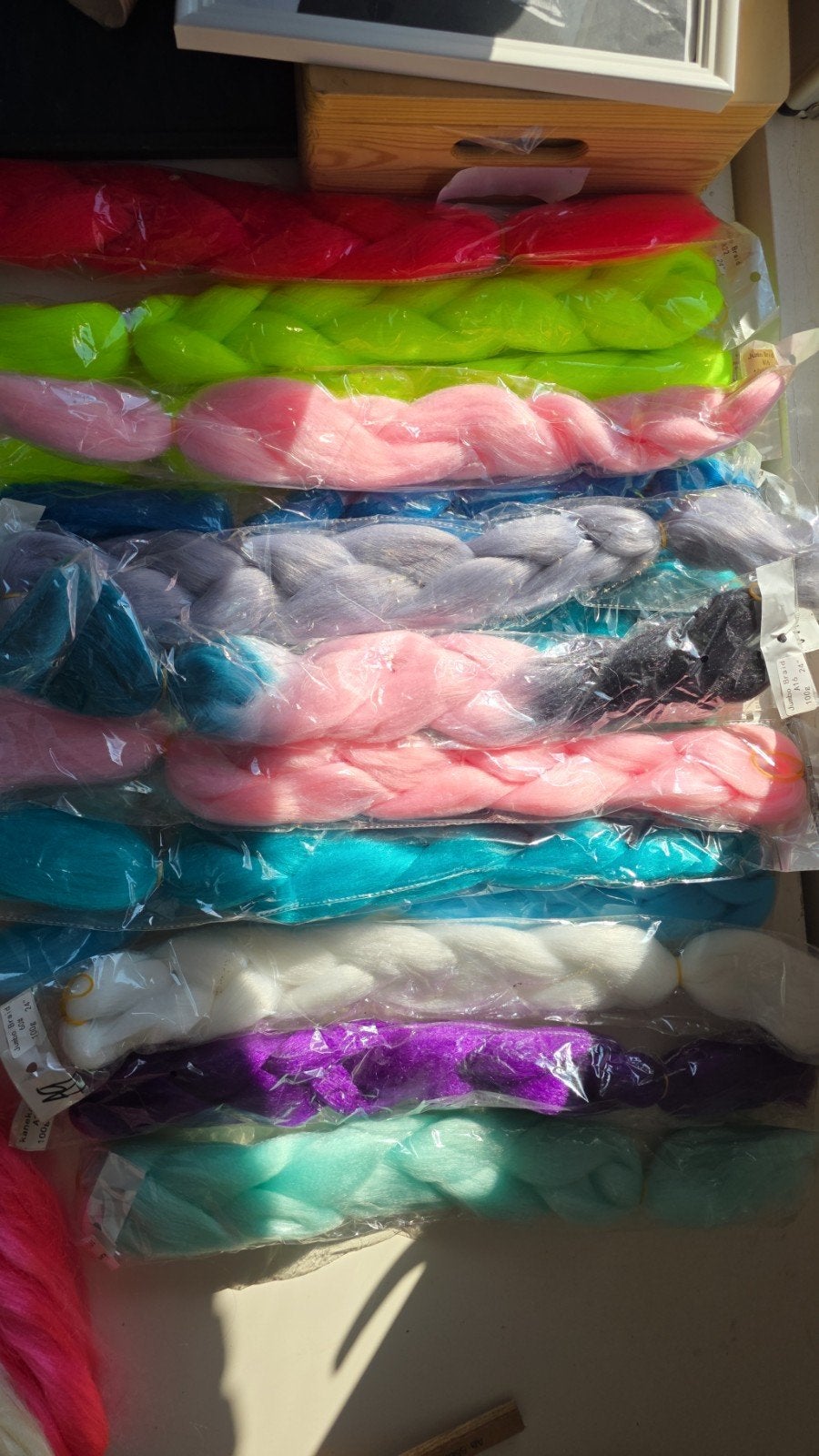 synthetisch jumbo braid hair, Onbekend, Ophalen, Zo goed als nieuw