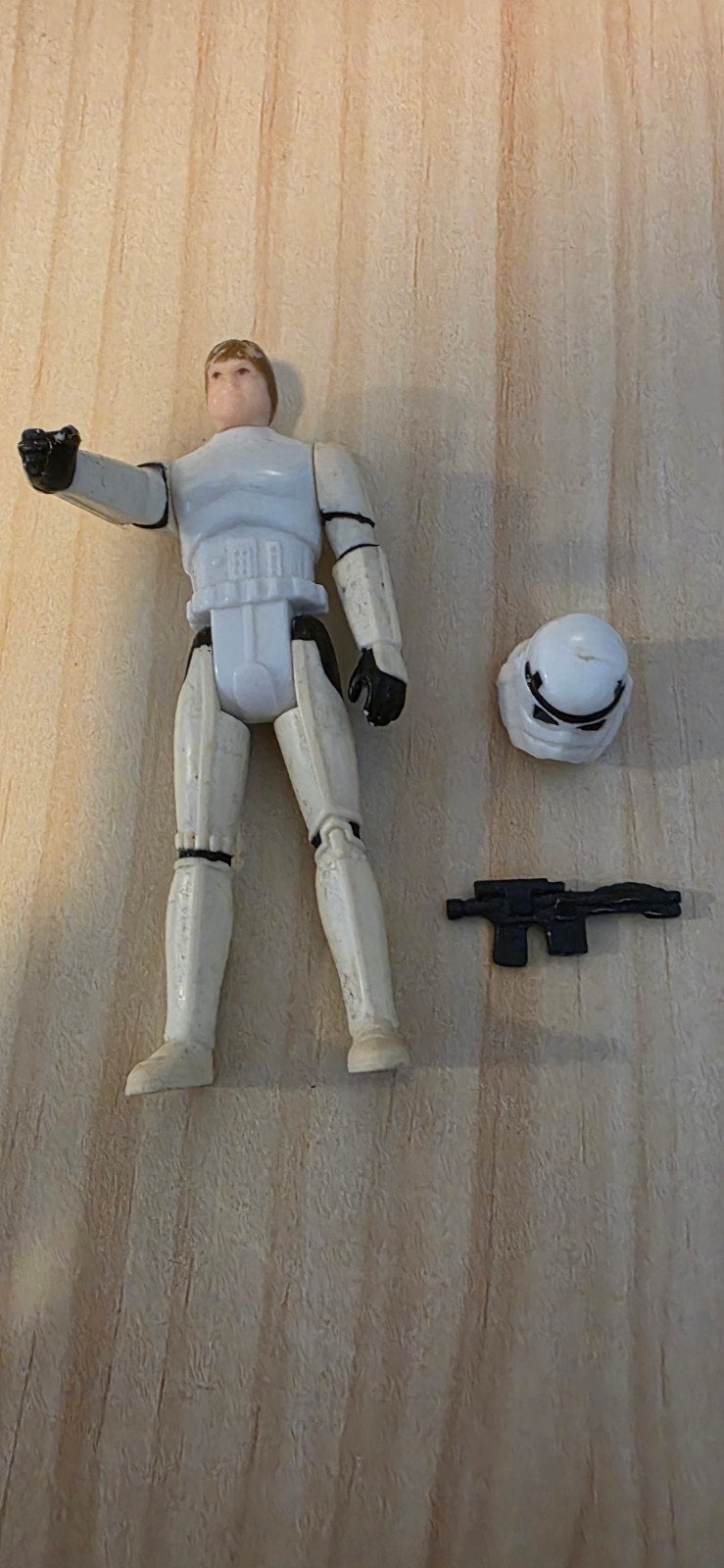 Vintage Star Wars Luke Skywalker Stormtrooper figuur, Ophalen of Verzenden