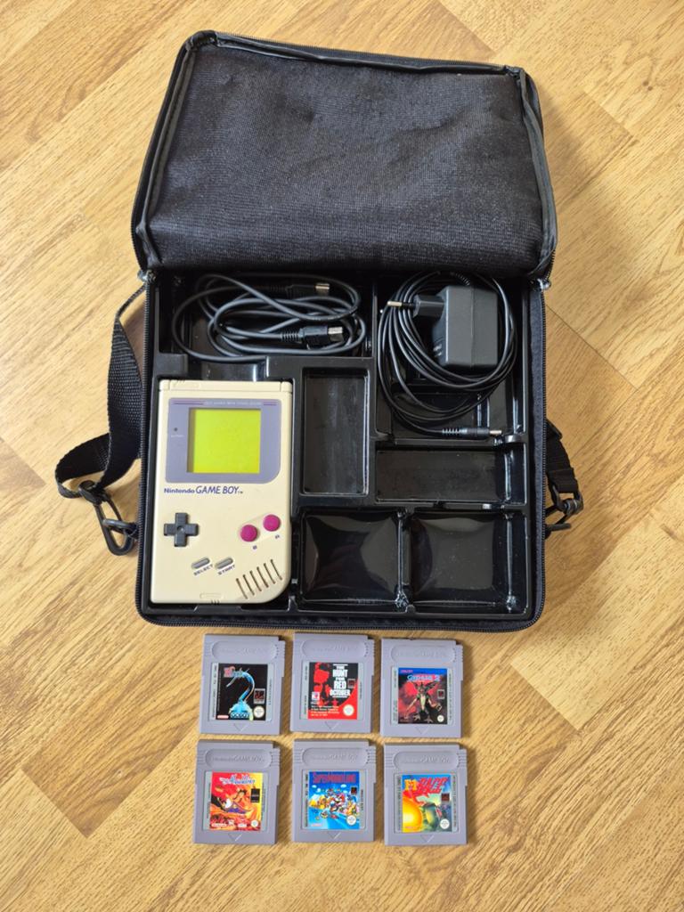 Nintendo gameboy met spellen, Spelcomputers en Games, Spelcomputers | Nintendo Game Boy, Ophalen of Verzenden, Gebruikt, Game Boy Classic