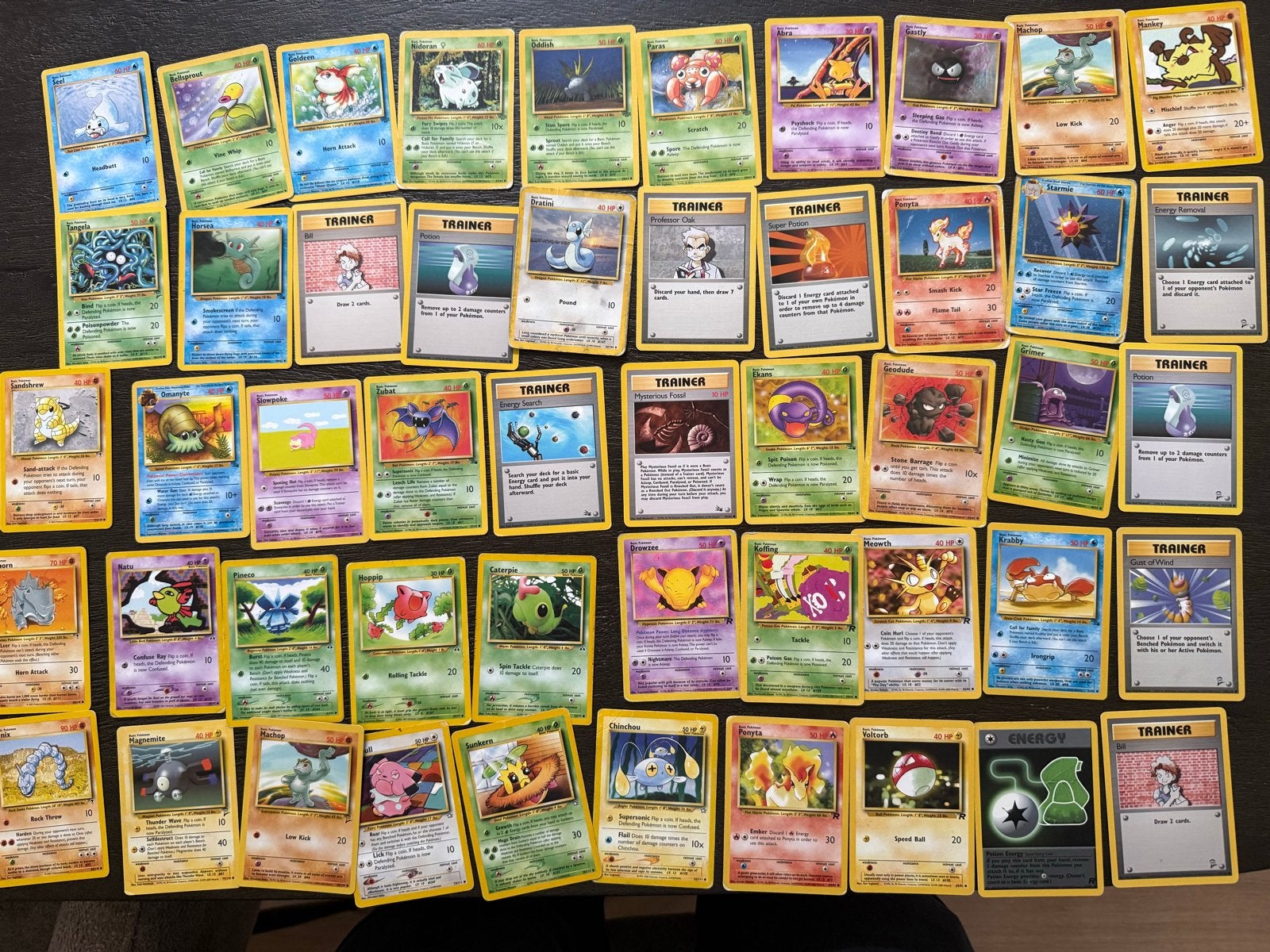Pokemon kaarten van vroeger, Hobby en Vrije tijd, Verzamelkaartspellen | Pokémon, Verzenden, Gebruikt, Meerdere kaarten