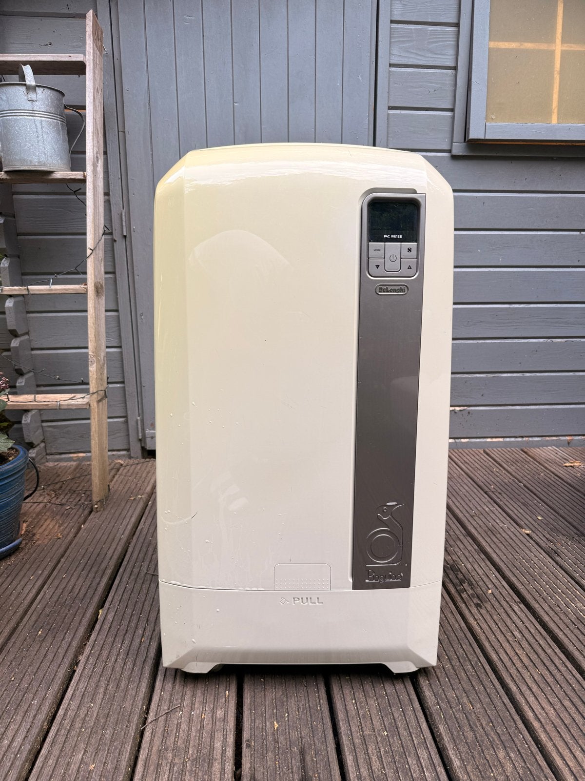 DeLonghi Pinguino PAC WE125 Mobiele Airco (12.500 BTU !!), Ophalen, Gebruikt, 3 snelheden of meer, Energieklasse A of zuiniger