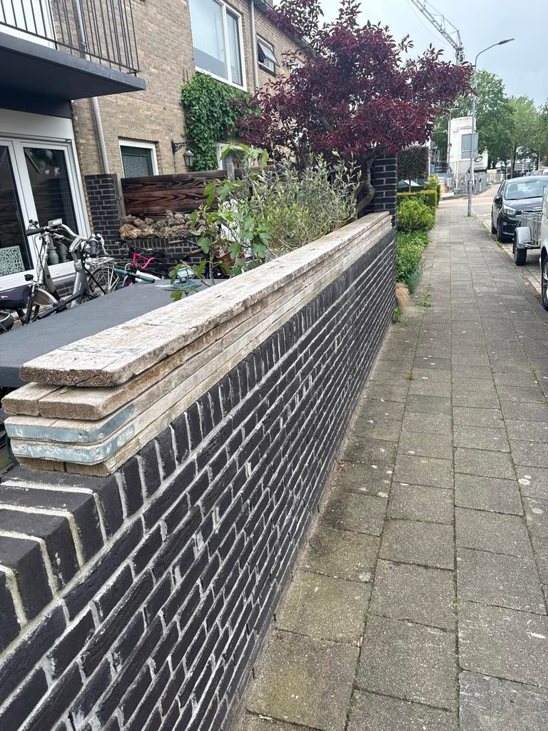 Steigerhouten planken, Minder dan 25 mm, Ophalen of Verzenden, Zo goed als nieuw, Plank