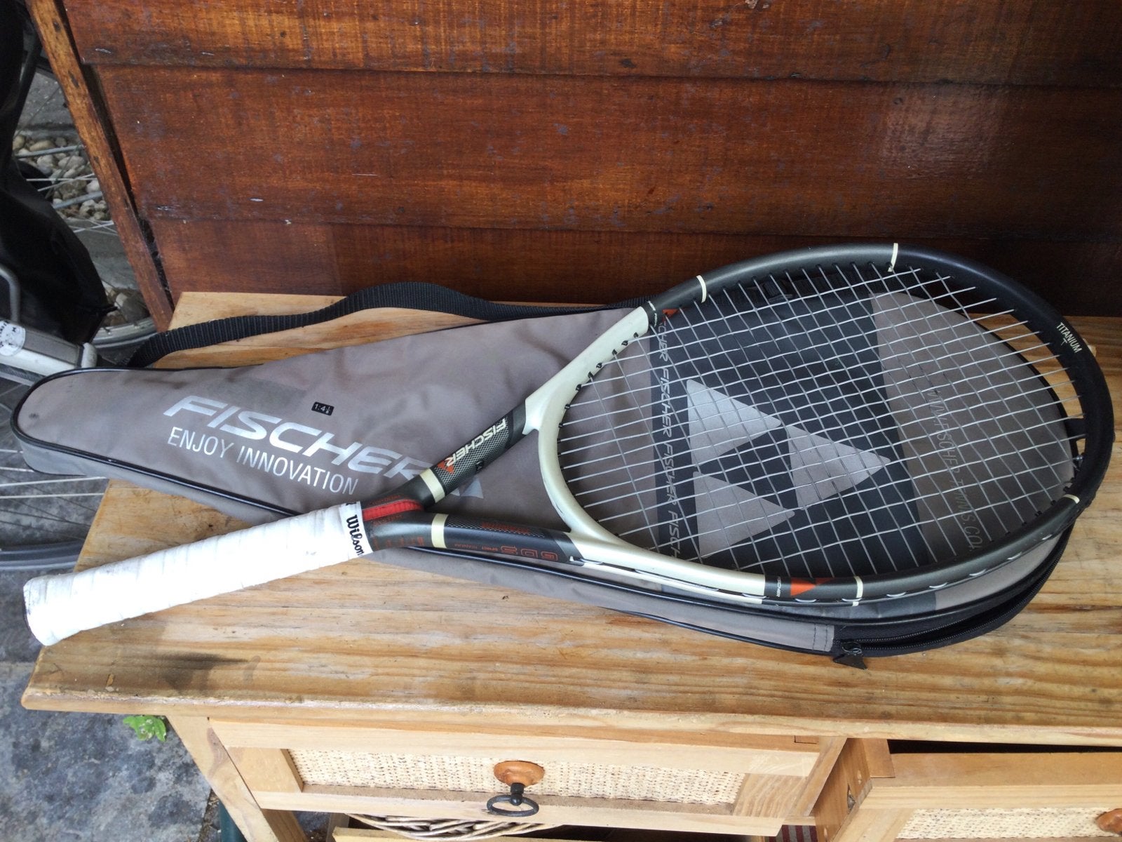 Fischer GDS tennisracket, Sport en Fitness, Tennis, Overige merken, L1, Ophalen of Verzenden, Zo goed als nieuw