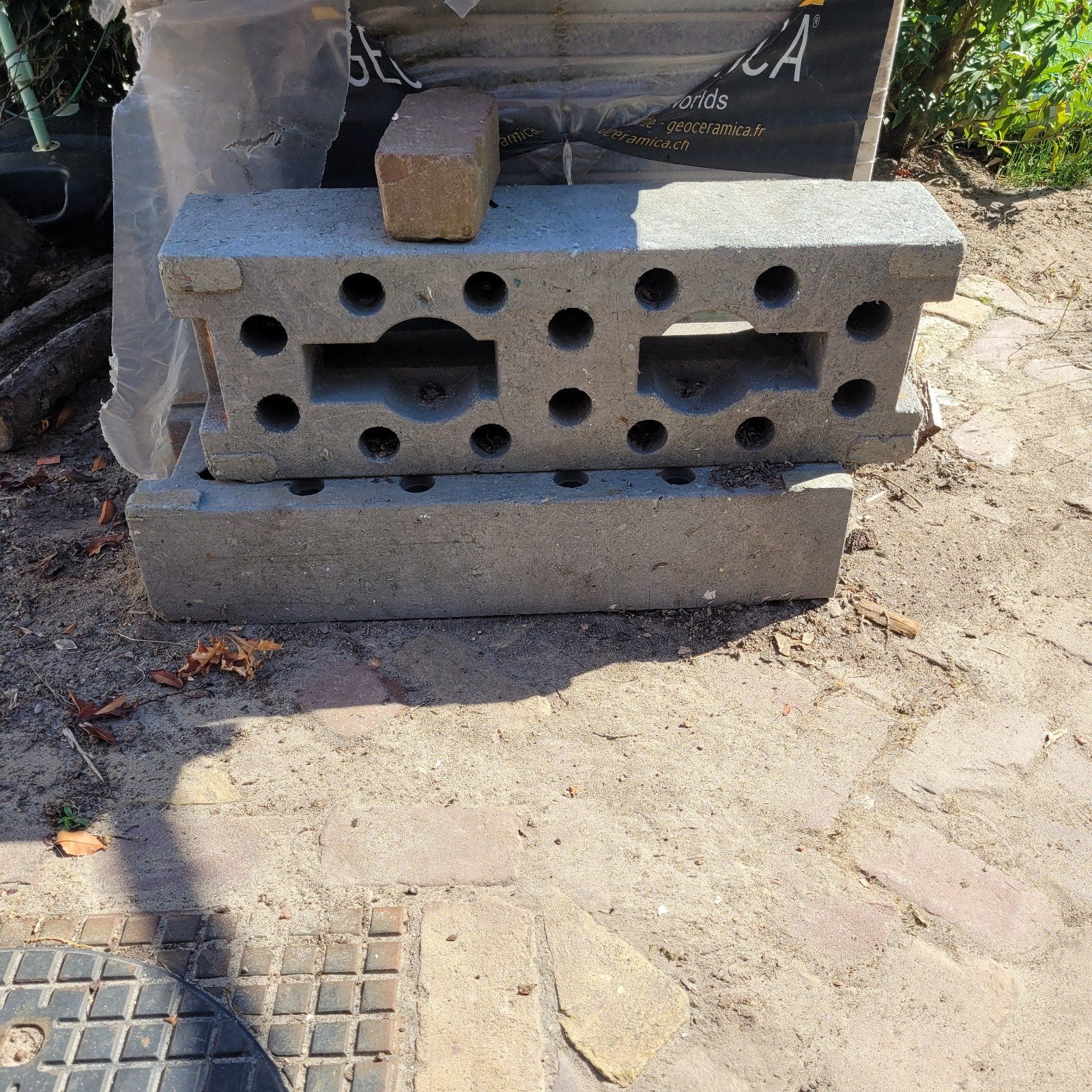bouwhek blokken 2 stuks, Ophalen