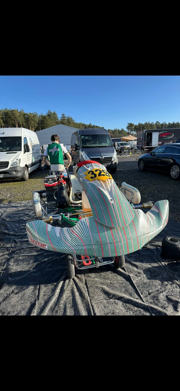 Tony kart rotax senior, Sport en Fitness, Ophalen of Verzenden, Zo goed als nieuw, Kart