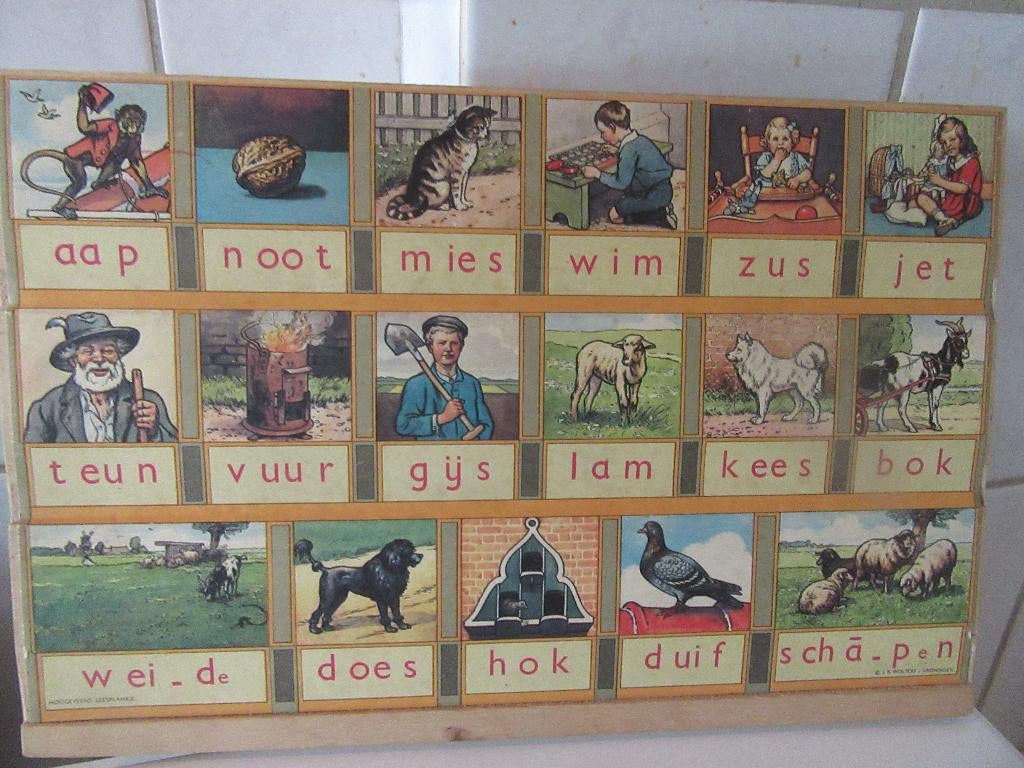 aap noot mies plank, Antiek en Kunst, Ophalen of Verzenden