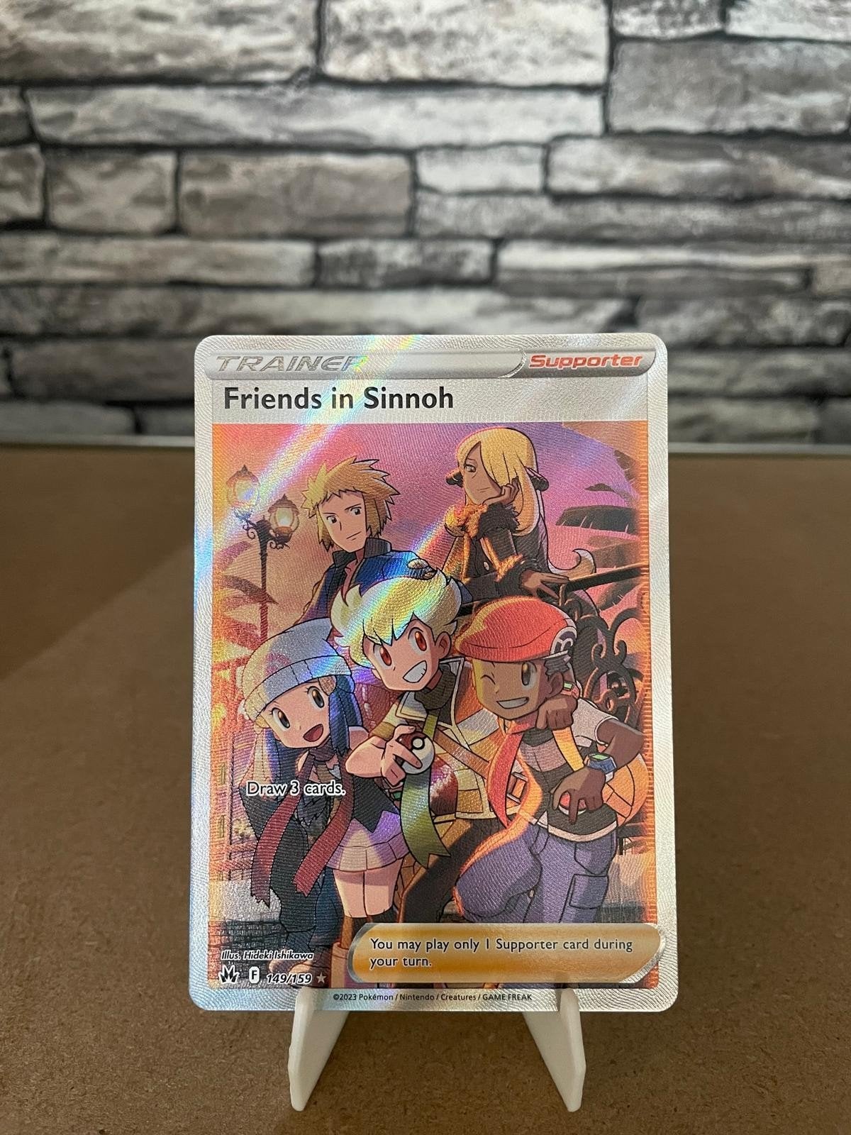 Pokémon 149 Friends In Sinnoh Crown Zenith, Ophalen of Verzenden, Nieuw, Losse kaart, Foil