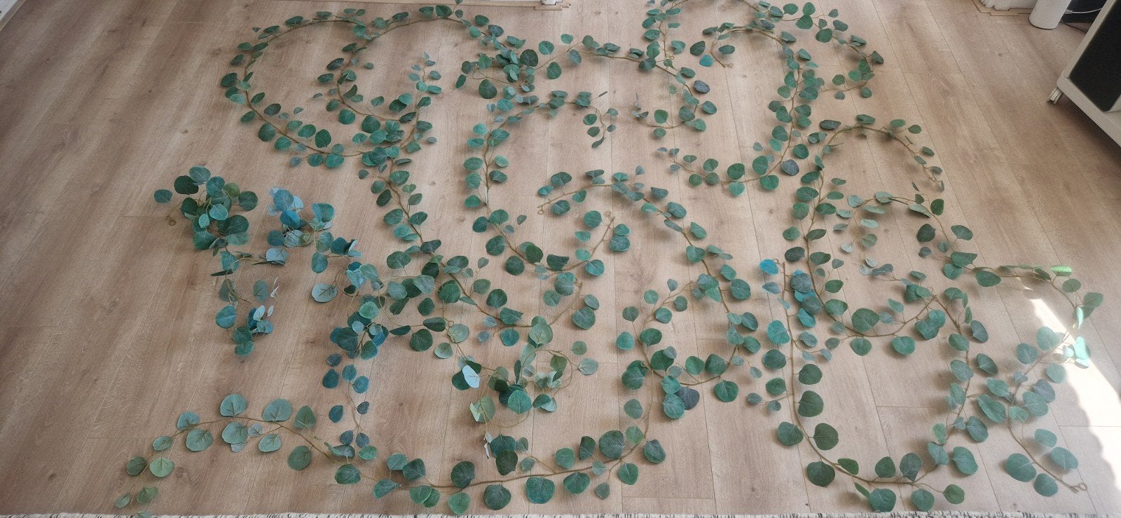 15 stuks mooie kunst klimop guirlandes 150cm lang, 150 cm, Ophalen of Verzenden, Zo goed als nieuw, Kunststof