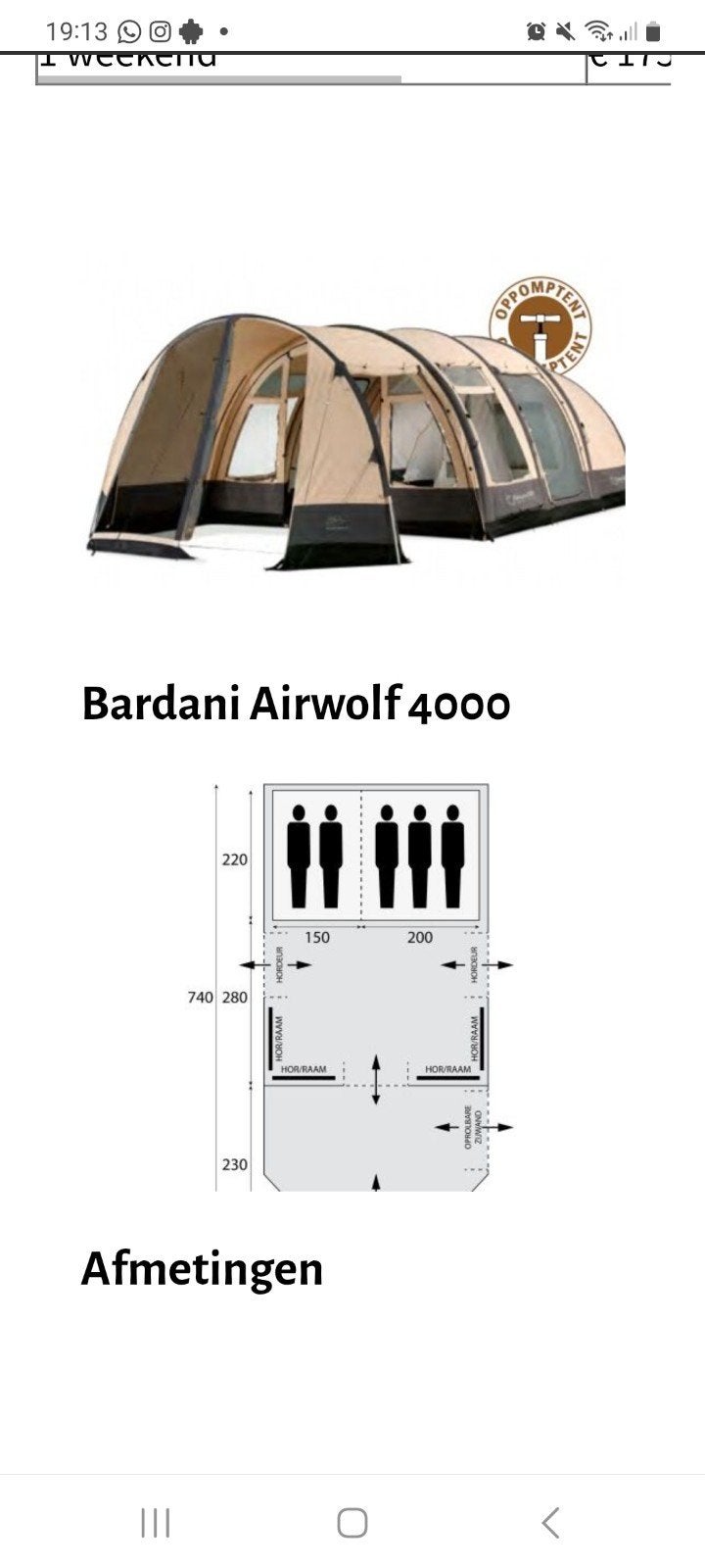 Bardani Airwolf 4000, Ophalen, Zo goed als nieuw
