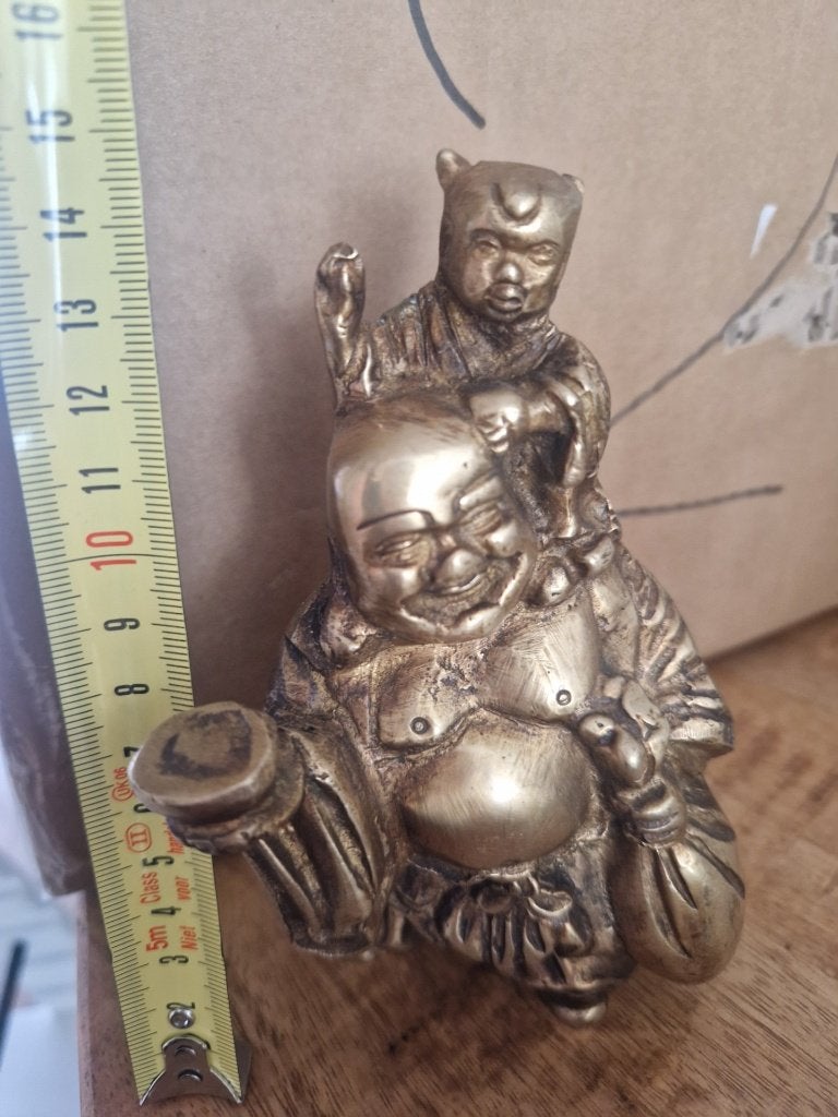Verschillende bronzen beeldjes, buddha enz. 20 euro per stuk