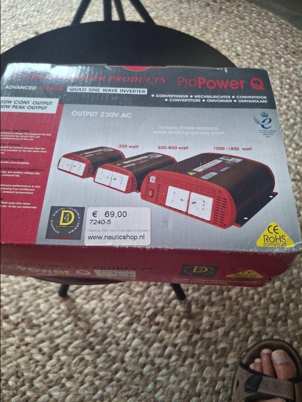 Sterling ProPower Q Quasi Sinus Omvormer 230V AC, Nieuw