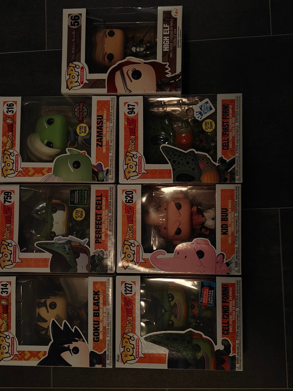 Funko Pop! Dragon Ball Z en Elder Scrolls Collectie, Verzamelen, Ophalen, Nieuw