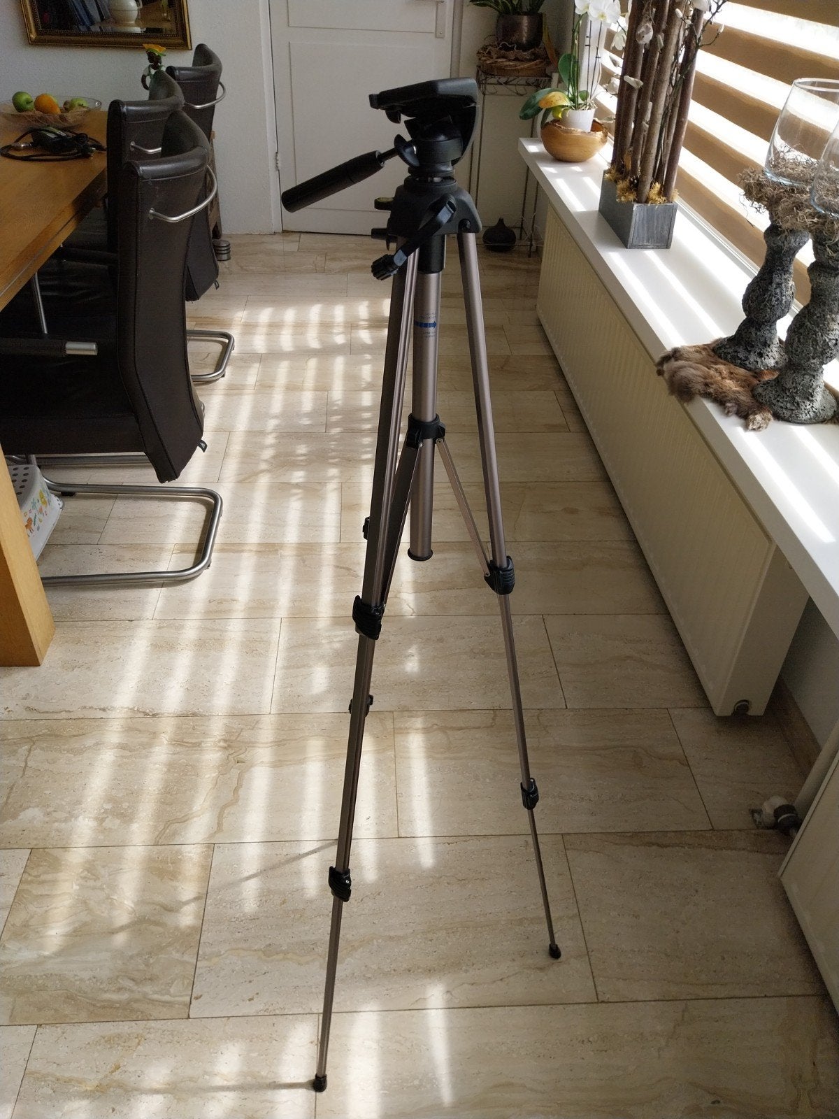 Vanguard VT-152 Statief met draagtas, Gebruikt, Inclusief draagtas, Ophalen of Verzenden, Driepoot