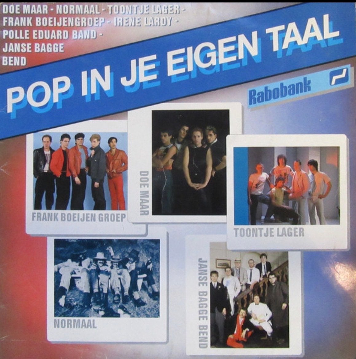 Pop in je Eigen Taal - Rabobank Promotie LP vinyl AKTIE!, Cd's en Dvd's, LP, Gebruikt, Pop, Originele persing