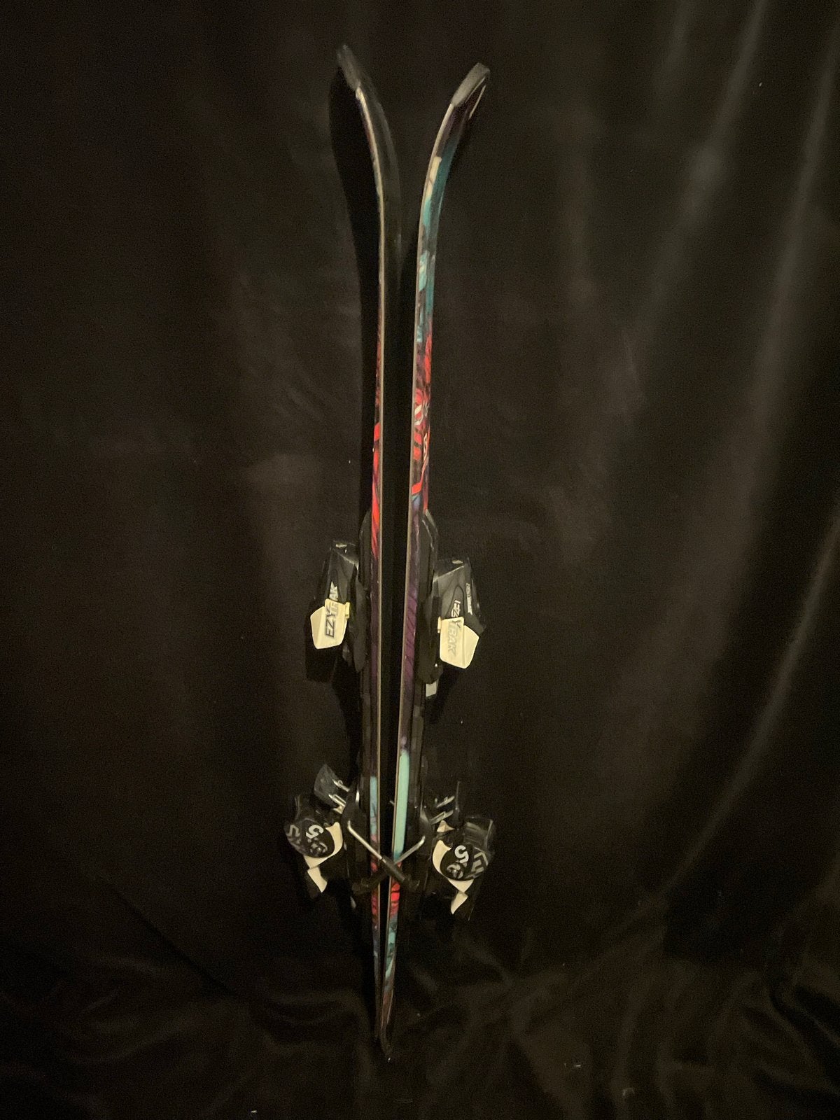 Salomon Lux kinderski's 100 cm met vrolijke print, Gebruikt, Skiën, Minder dan 100 cm, Ski's