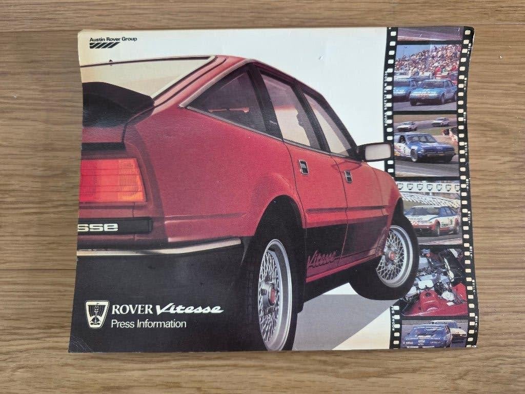 Rover SD1 3500 Vitesse en MG metro 6R4 persmap zeer zeldzaam, Boeken, Ophalen, Nieuw, Overige merken