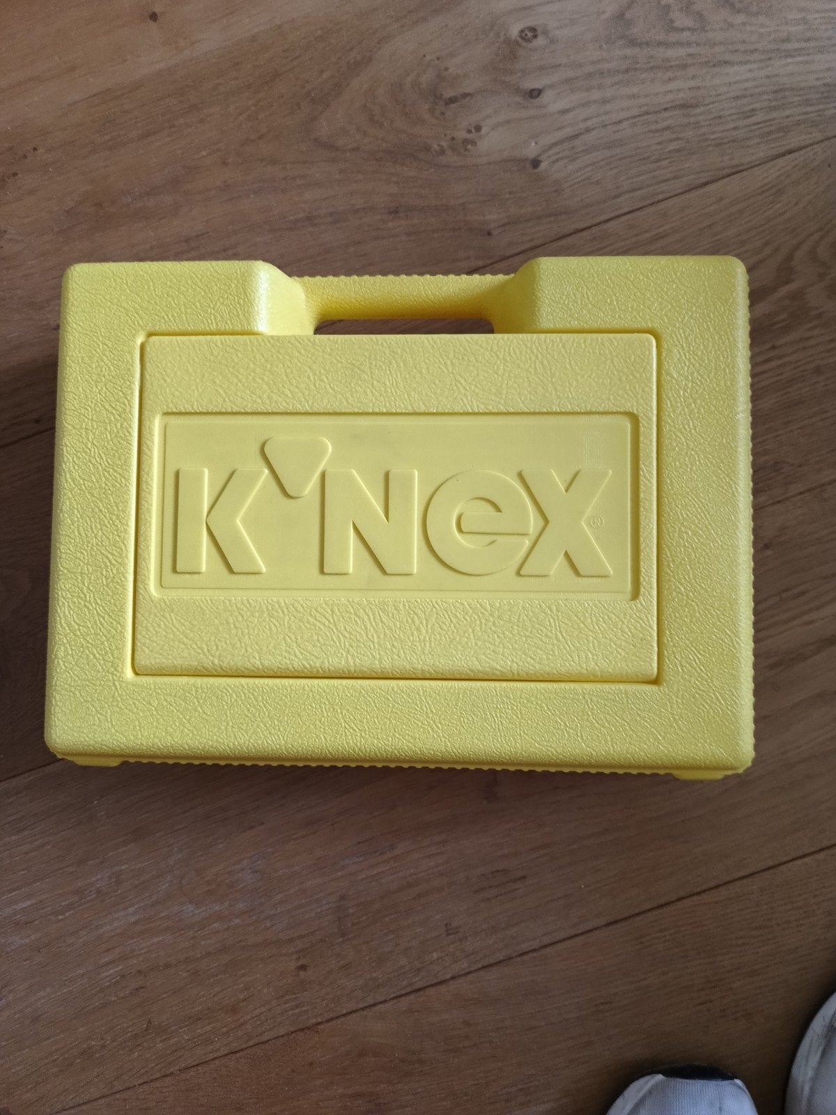 K'Nex opbergkoffer - Gele K'Nex doos, Kinderen en Baby's, Speelgoed | Bouwstenen, Ophalen, Gebruikt, K'nex