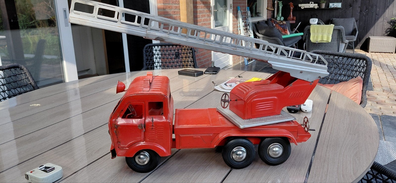Russische blikken brandweerwagen CIM ZILL ZISS 1981, 50cm, Ophalen of Verzenden
