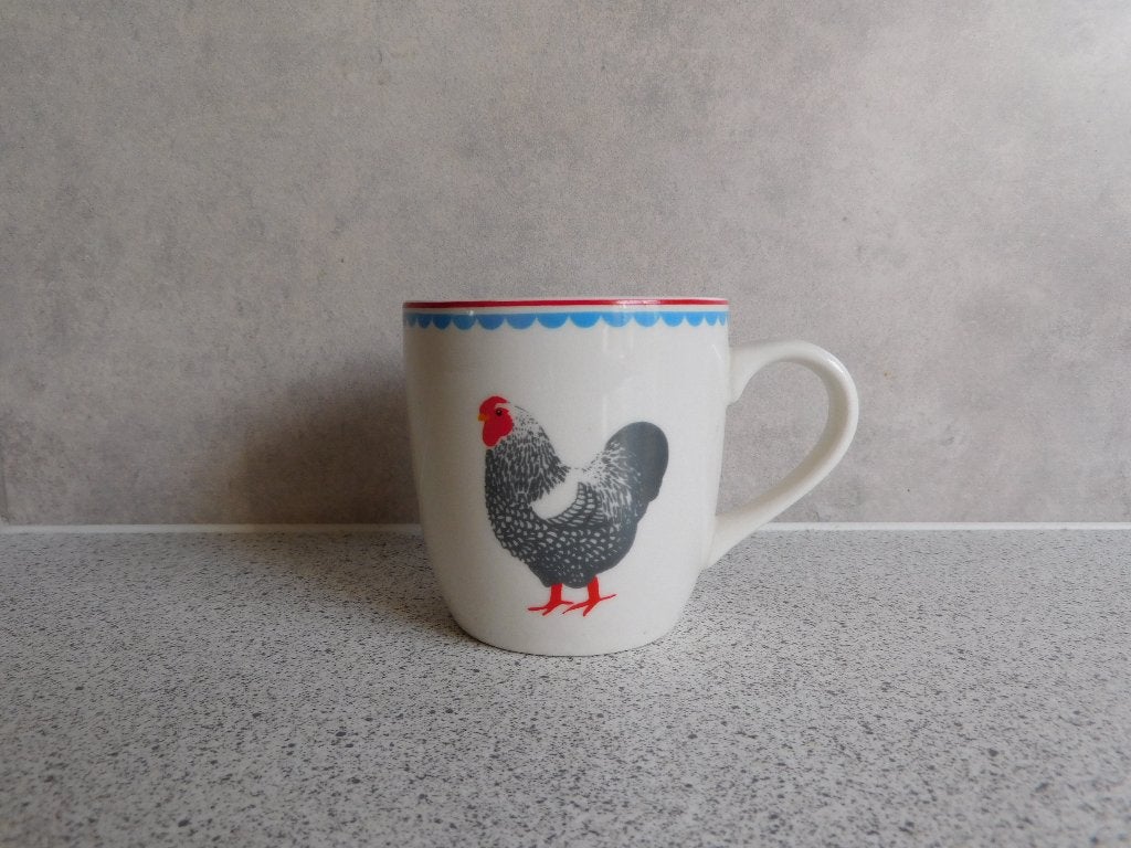 Senseo Mok Kip Albert Heijn, Huis en Inrichting, Keuken | Servies, Landelijk/Boerenbont, Zo goed als nieuw, Albert Heijn, Aardewerk
