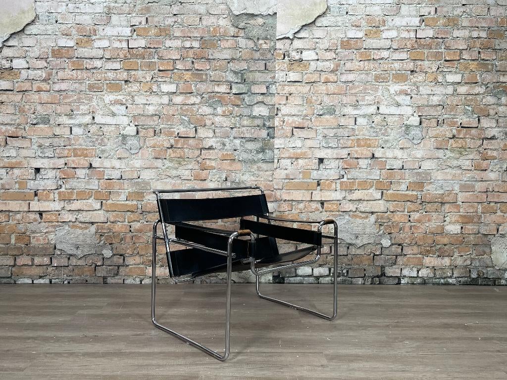 Gavina B3 Wassily Armchair bij TheReSales, Huis en Inrichting, Fauteuils, Ophalen, Minder dan 75 cm, Design, Zo goed als nieuw