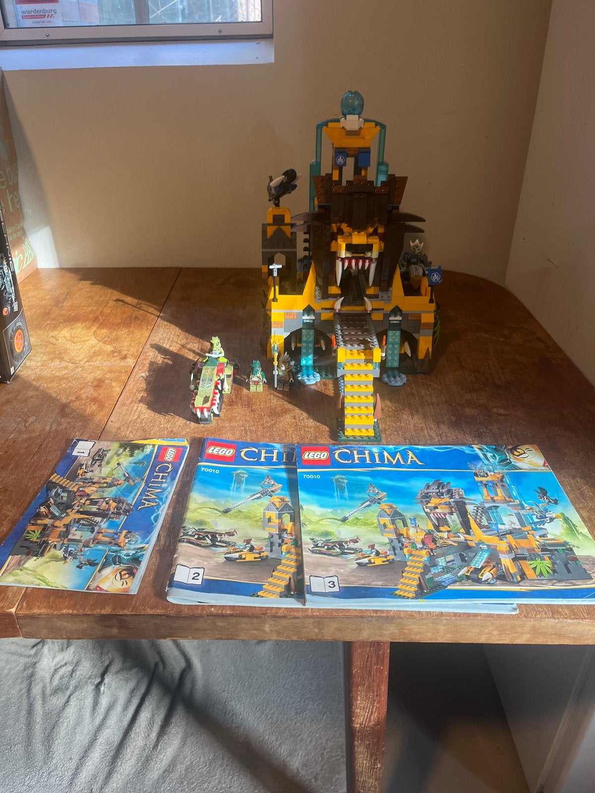 Lego Chima Leeuwen Chi Tempel (70010) met instructies, Gebruikt, Overige thema's, Lego, Ophalen of Verzenden