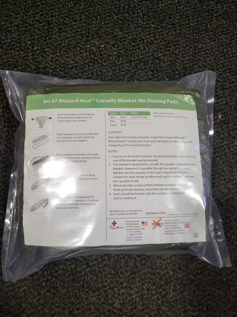 Survival blizzard slaapzak bag, Caravans en Kamperen, Ophalen of Verzenden, Nieuw